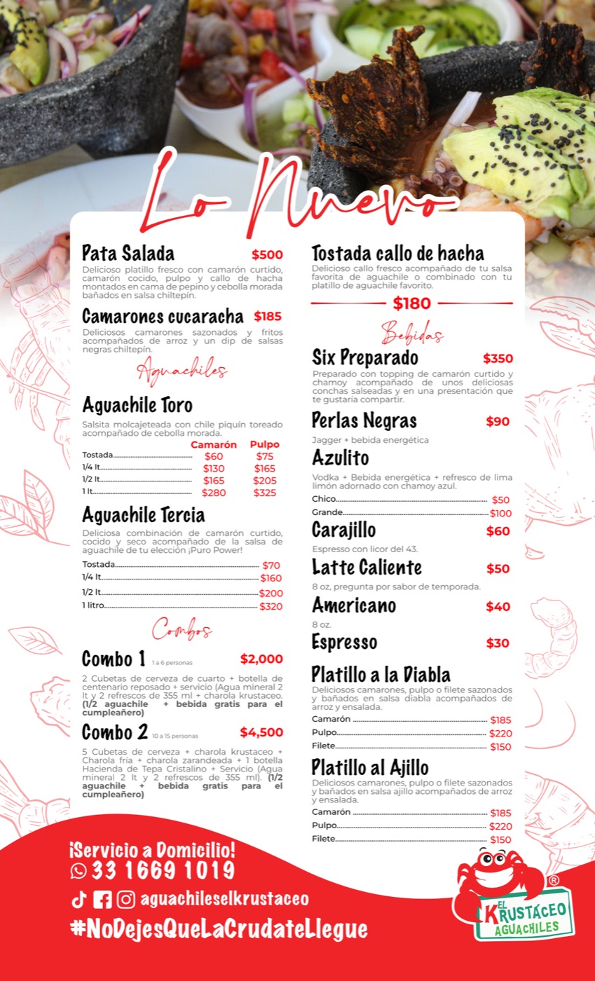 El Krustáceo — menú 10