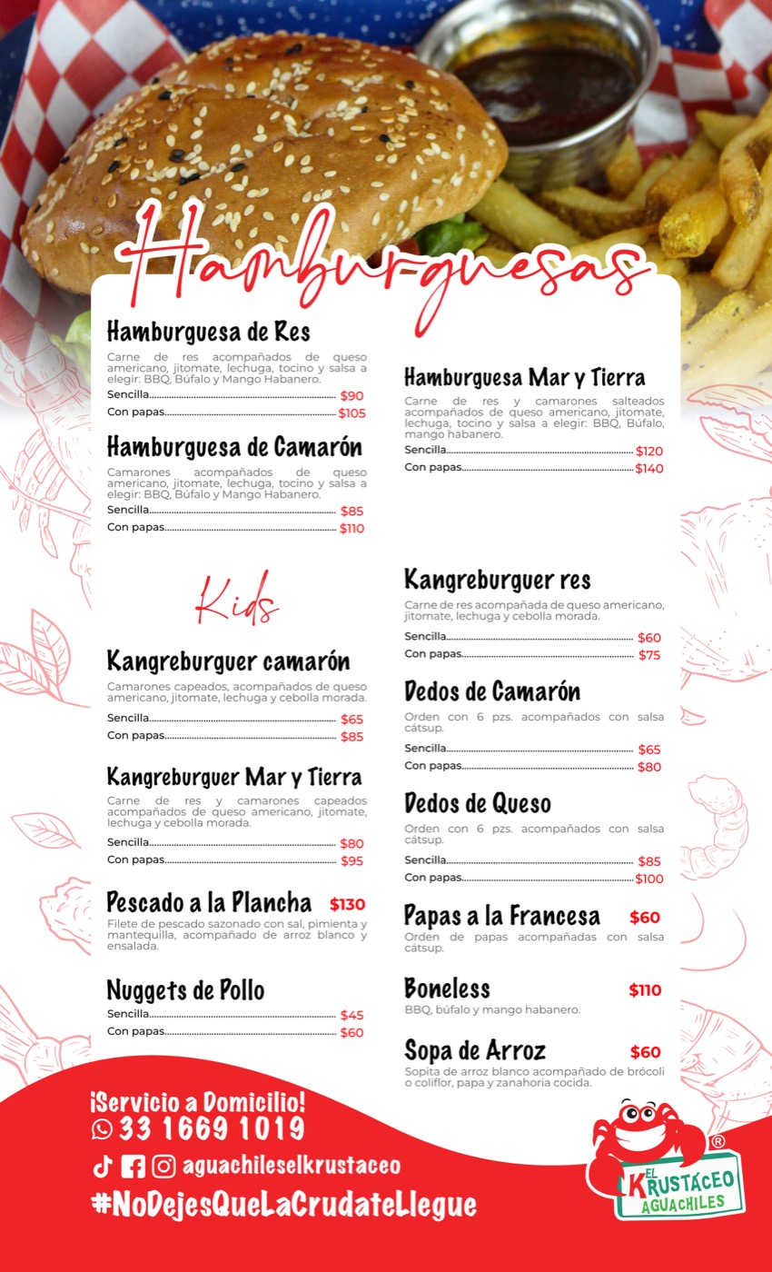 El Krustáceo — menú 18