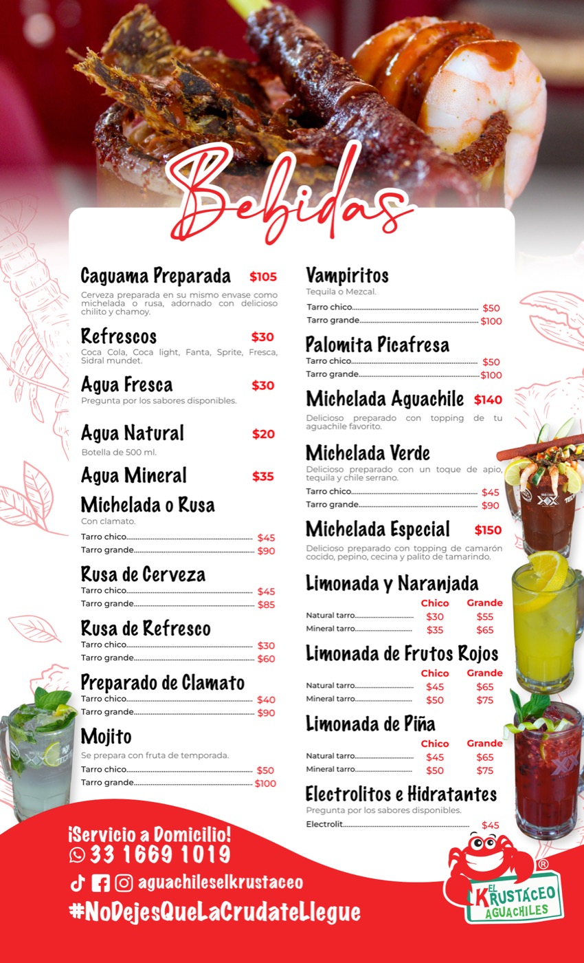 El Krustáceo — menú 19