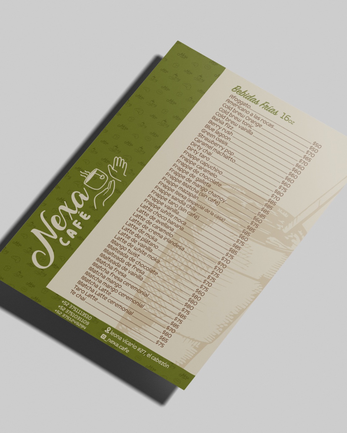 Nexa Café — menú 2